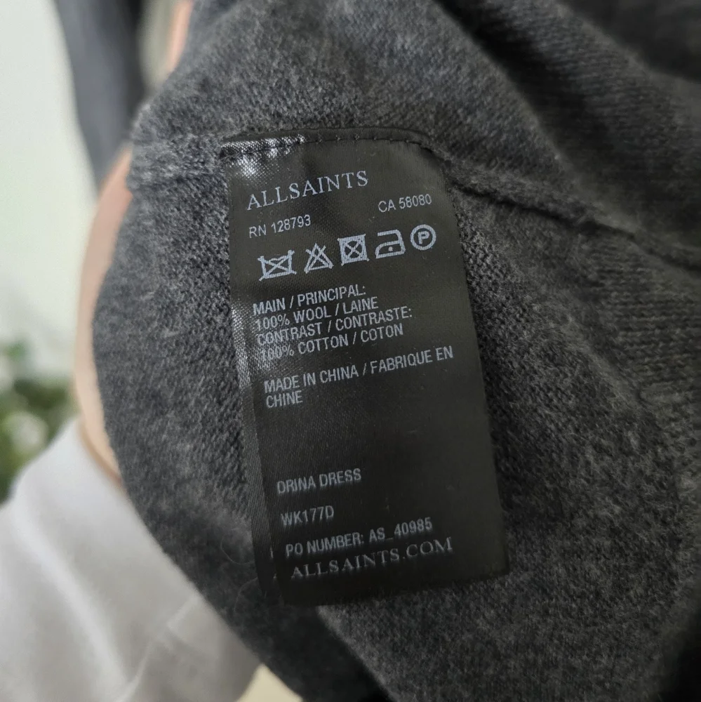 All Saints Drina Sweater Dress US4 - Picture 12 of 14